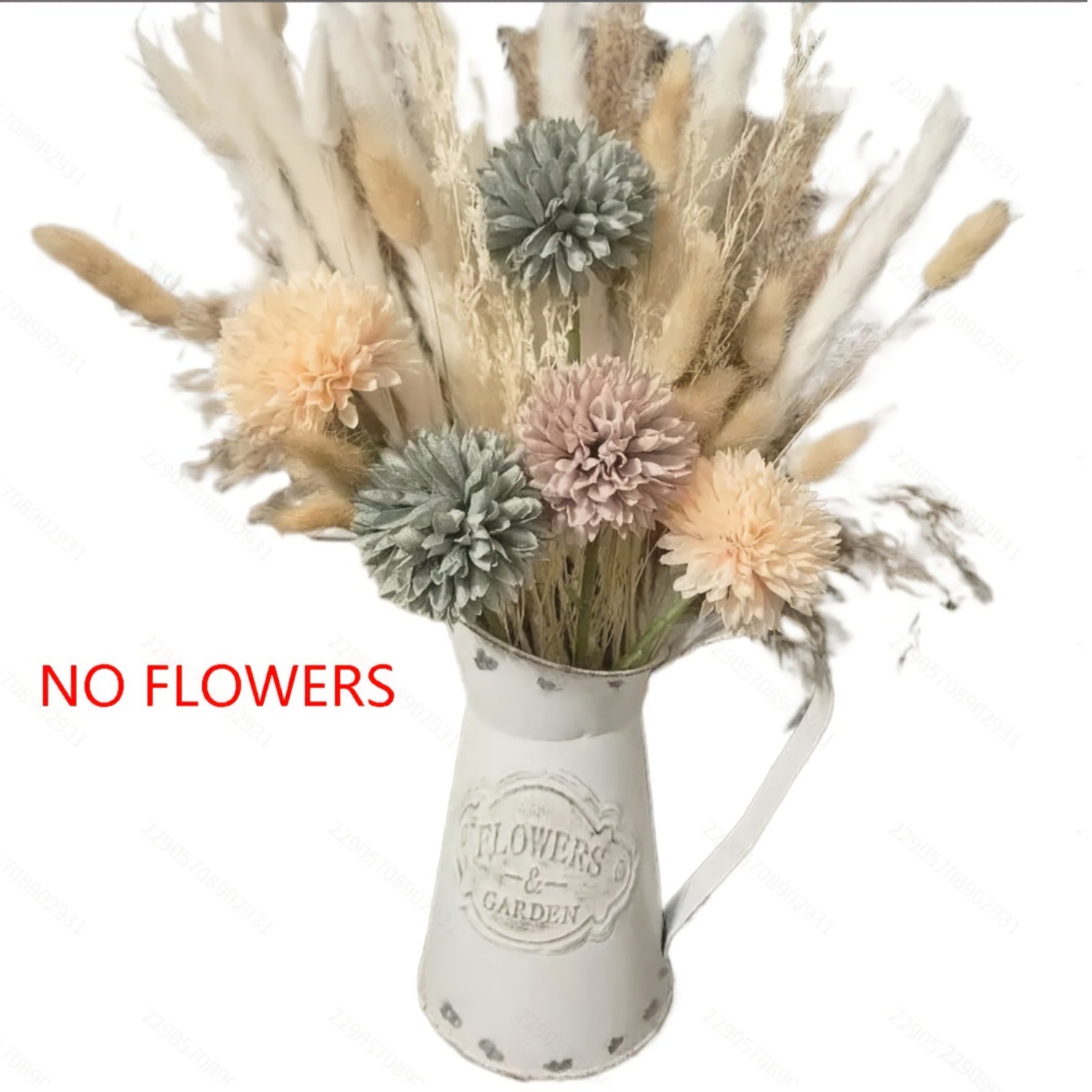 1pc Vintage Country Style Vase, White Metallic Texture, Simple and Stylish, Suitable for Kitchen or Living Room Decoration, Christmas Interior Decoration Vase